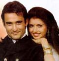 Bhagyashree and Akshaye Khanna