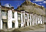 The Gyantse Dzong soars above the city
