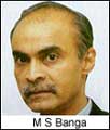 M S Banga, chairman, Hindustan Lever Limited