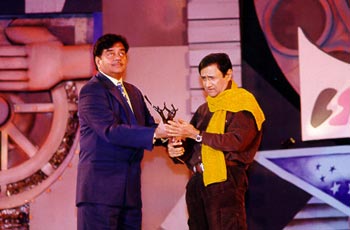 Shatrughan Singha and Dev Anand