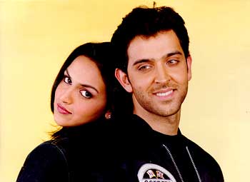 Esha Deol and Hrithik Roshan