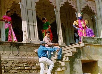Abhishek Bachchan on the sets of Bas Itna Sa Khwab Hai