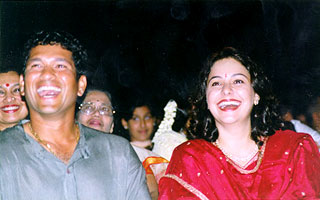 Sachin Tendulkar and wife Anjali