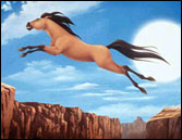 A still from Spirit: Stallion of the Cimarron