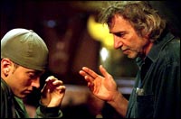 Eminem and director Curtis Hanson in 8 Mile