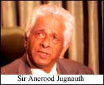 Mauritius Prime Minister Sir Anerood Jugnauth -- Photographs: Jewella C Miranda