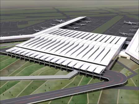 Artist's impression of Terminal 3