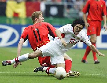 rediff.com: 2002 FIFA World Cup - Belgium vs Tunisia