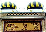 A corn palace in Nebraska