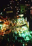 Crowds swarm food stalls and souvenir shops, Bombay